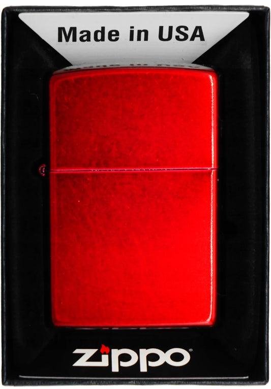 Benzininis žiebtuvėlis Zippo Candy Apple Red MT LTR 60001184, atsparus vėjui