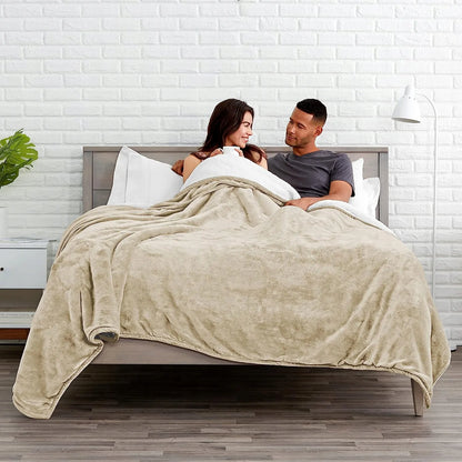 „Bestcovers“ vandeniui atsparus dvipusis pledas „Sherpa“, 150 × 200 cm