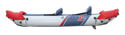 Bestway 65077 pripučiamas dvivietis baidarė Lite Rapid X2 321 x 100 cm rinkinys