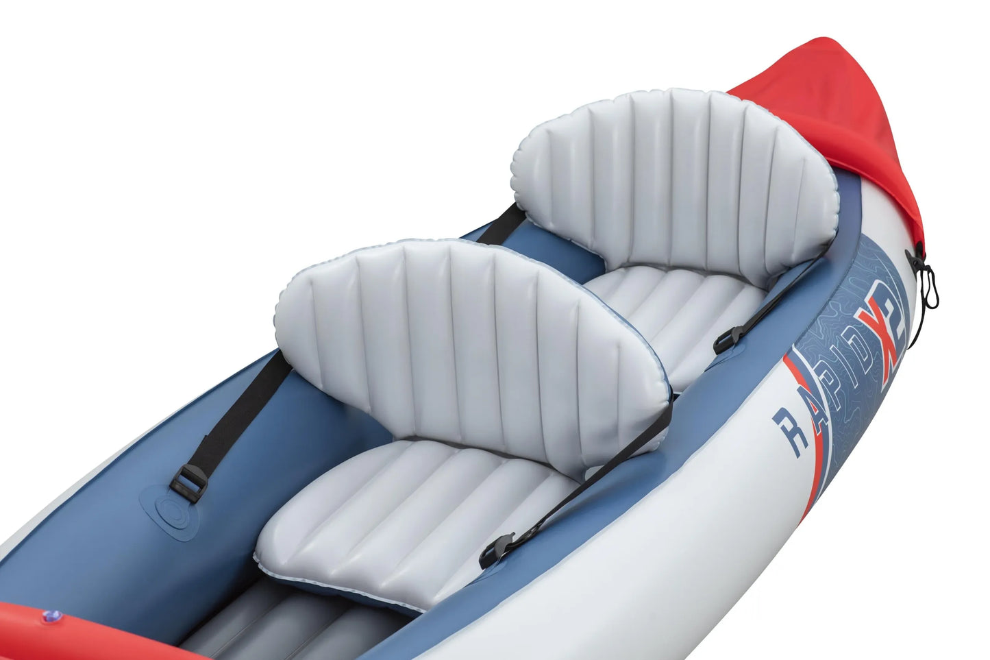 Bestway 65077 pripučiamas dvivietis baidarė Lite Rapid X2 321 x 100 cm rinkinys