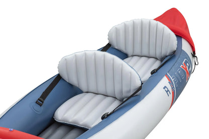 Bestway 65077 pripučiamas dvivietis baidarė Lite Rapid X2 321 x 100 cm rinkinys