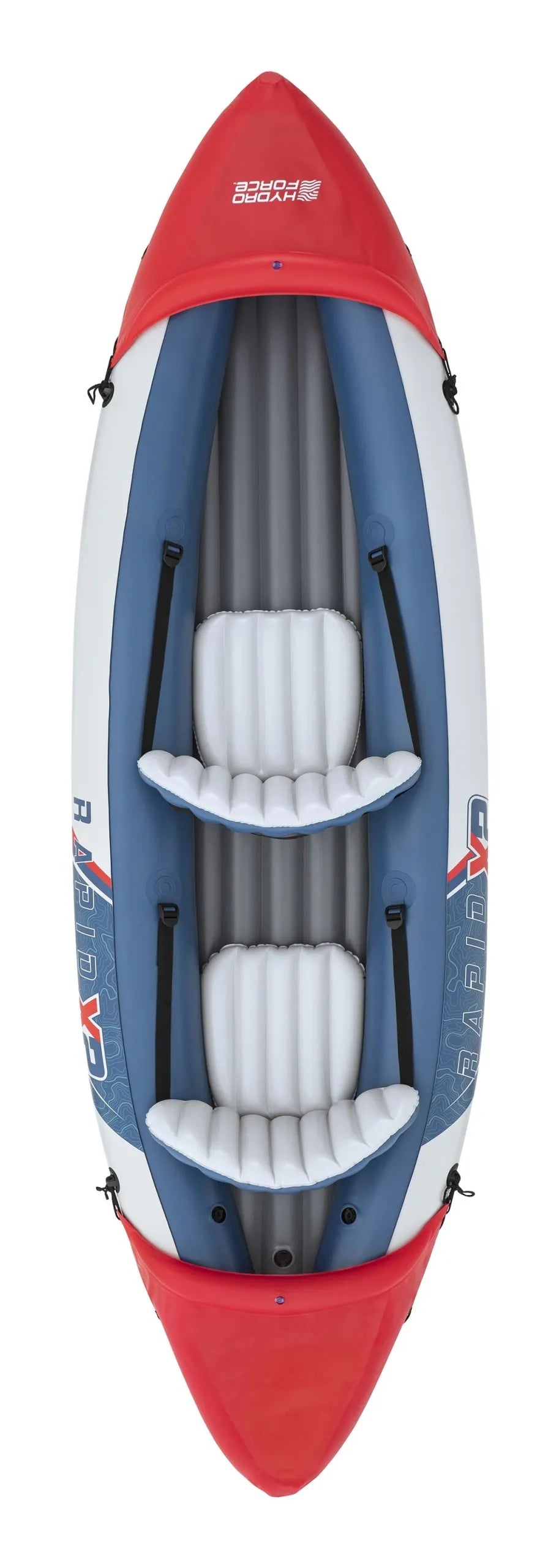 Bestway 65077 pripučiamas dvivietis baidarė Lite Rapid X2 321 x 100 cm rinkinys