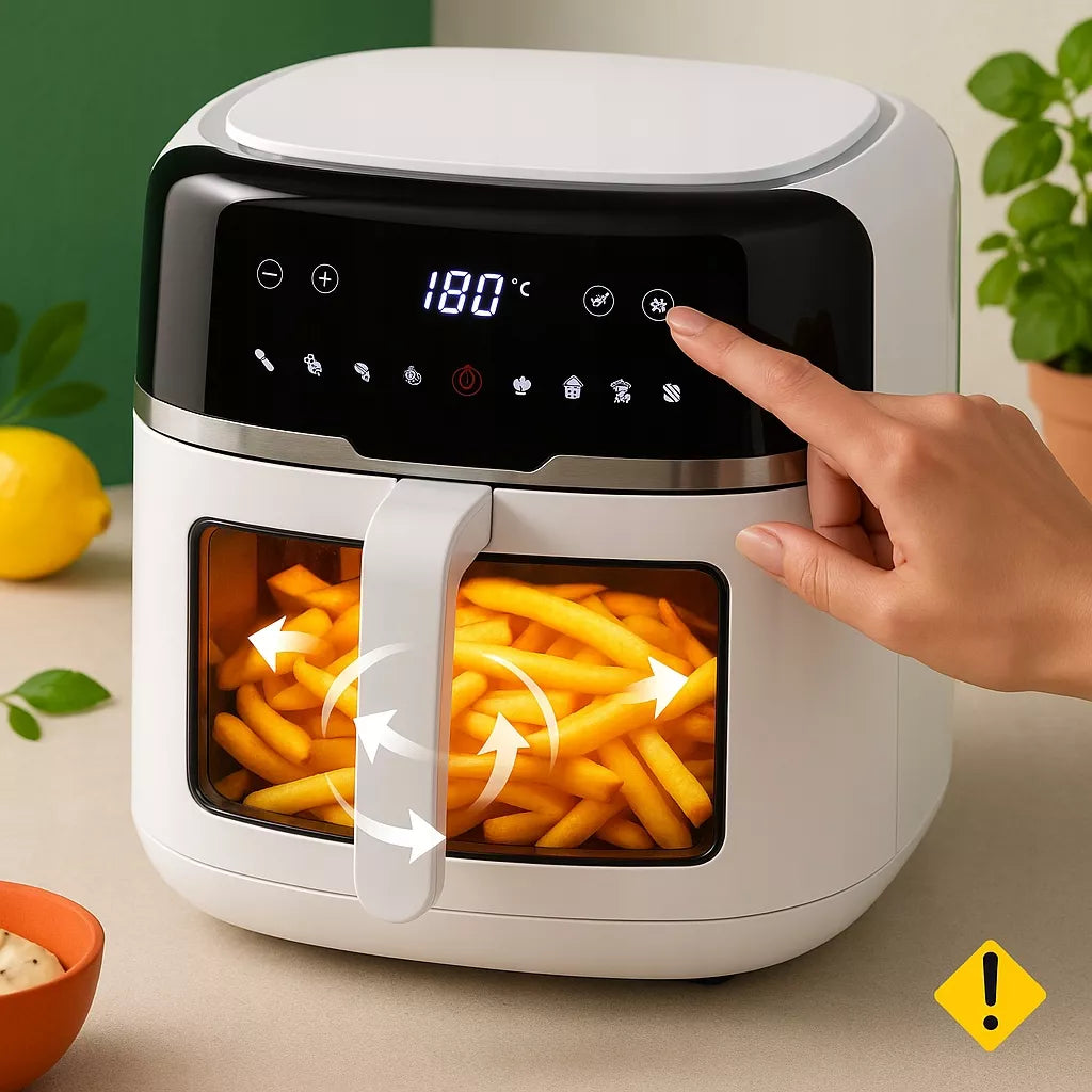 Beztriebė gruzdintuvė „Camry Air Fryer“, 8 l, 2500 W, XXL talpa