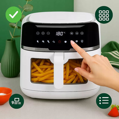 Beztriebė gruzdintuvė „Camry Air Fryer“, 8 l, 2500 W, XXL talpa