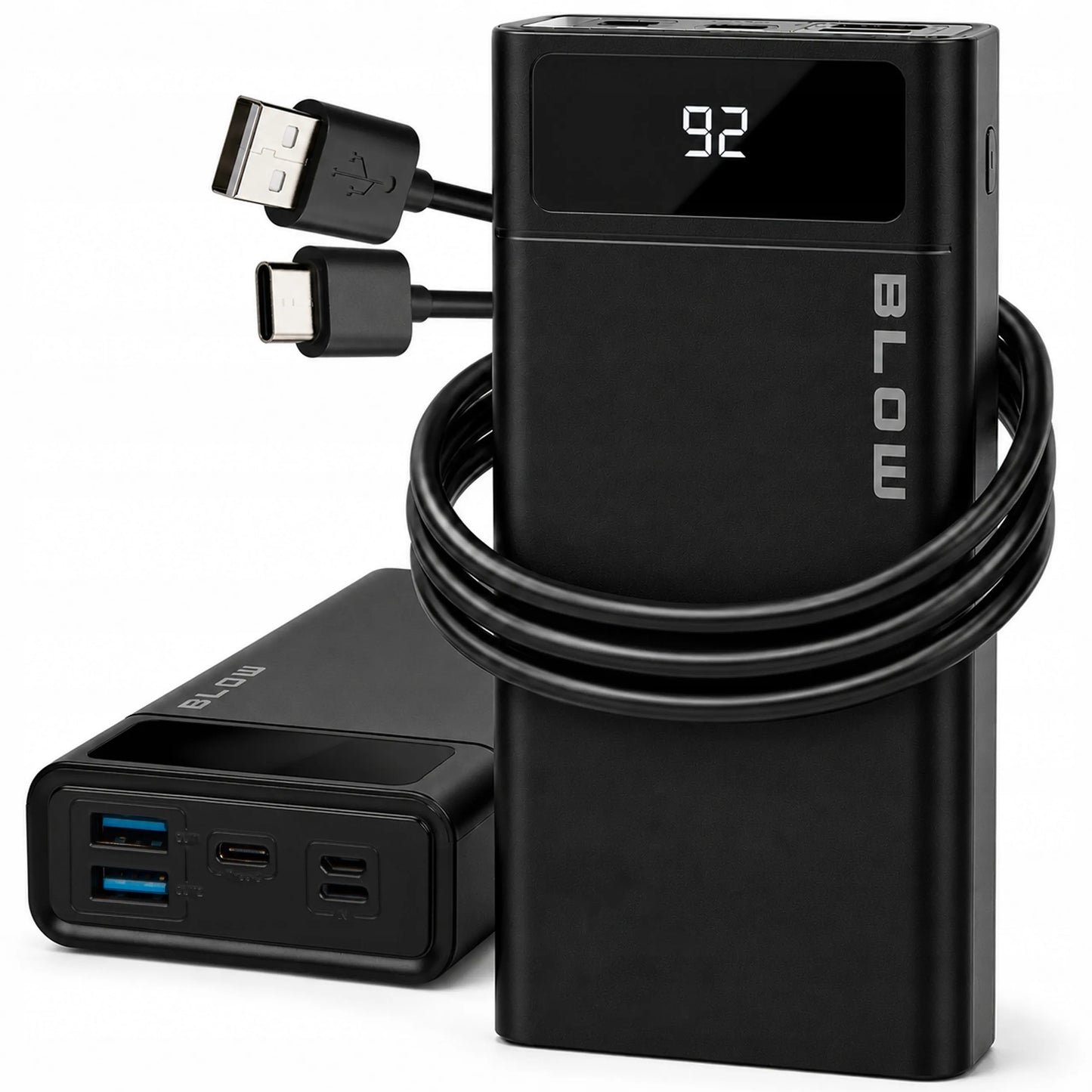 BLOW 20000 mAh 22,5W „Powerbank“ su „Quick Charge“ ir „Power Delivery“ technologija
