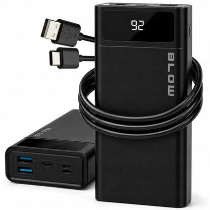 BLOW 20000 mAh 22,5W „Powerbank“ su „Quick Charge“ ir „Power Delivery“ technologija