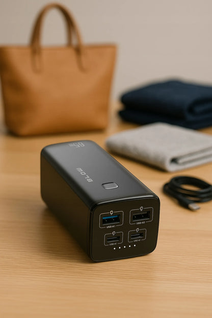 BLOW 20000 mAh 65W QC3.0 PD USB-C Powerbankas nešiojamiems kompiuteriams