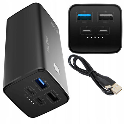BLOW 20000 mAh 65W QC3.0 PD USB-C Powerbankas nešiojamiems kompiuteriams