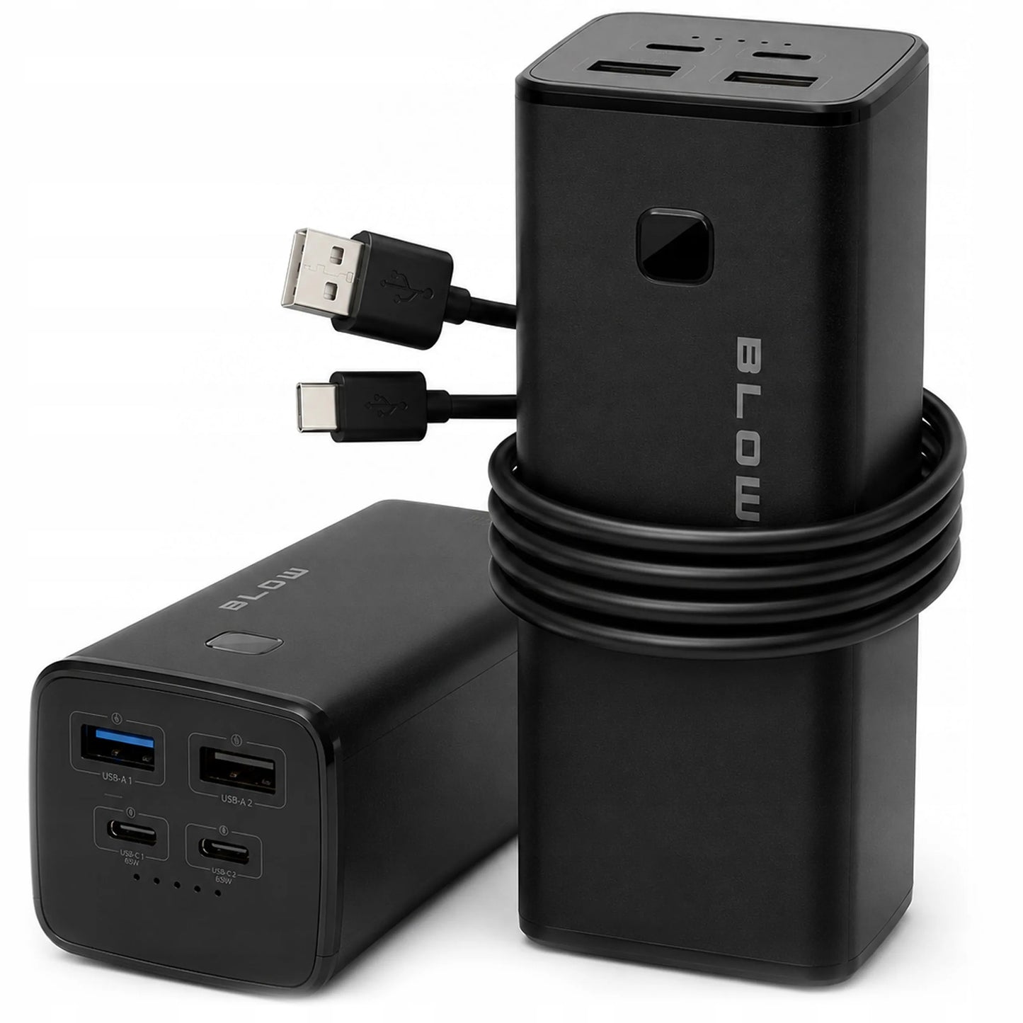 BLOW 20000 mAh 65W QC3.0 PD USB-C Powerbankas nešiojamiems kompiuteriams