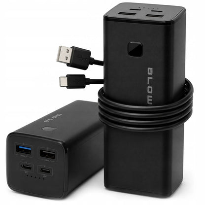 BLOW 20000 mAh 65W QC3.0 PD USB-C Powerbankas nešiojamiems kompiuteriams