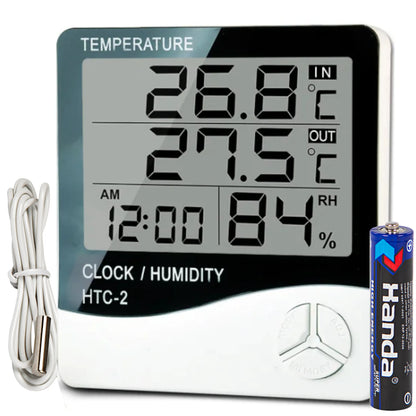 BLOW 50-323 skaitmeninė meteorologijos stotelė, termometras, higrometras ir laikrodis