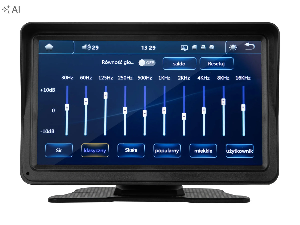 BLOW belaidė automobilinė multimedijos stotelė su CarPlay, Wi-Fi, 7 colių ekranu, Bluetooth ir galinio vaizdo kamera