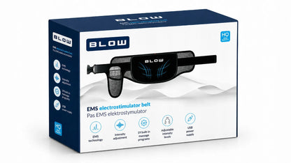 BLOW EMS pilvo raumenų elektrostimuliatorius TENS lieknėjimo diržas