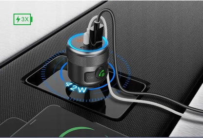 BLOW FM siųstuvas Bluetooth USB Type-C QC 3.0 + PD BASS PD 20W