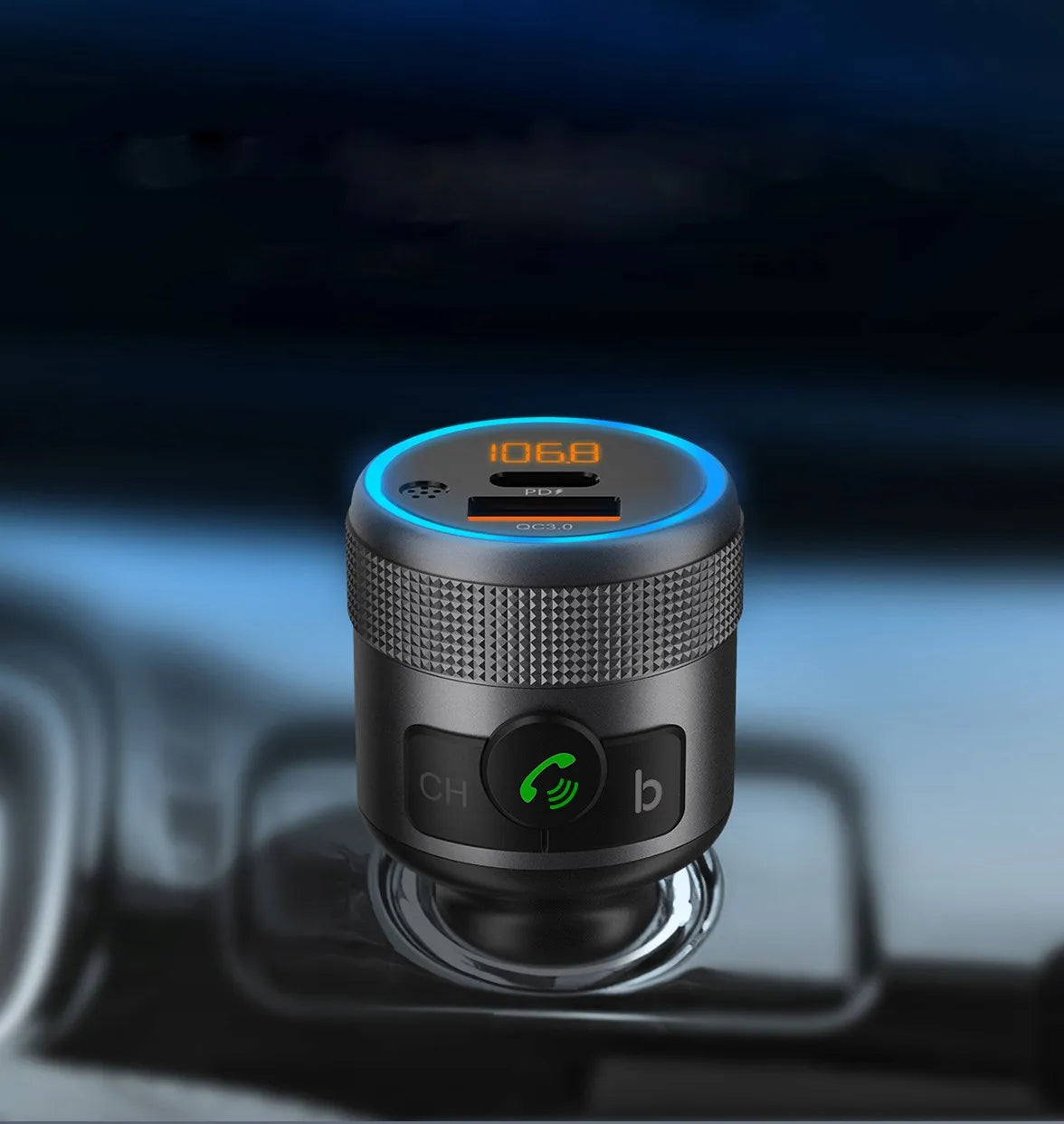 BLOW FM siųstuvas Bluetooth USB Type-C QC 3.0 + PD BASS PD 20W