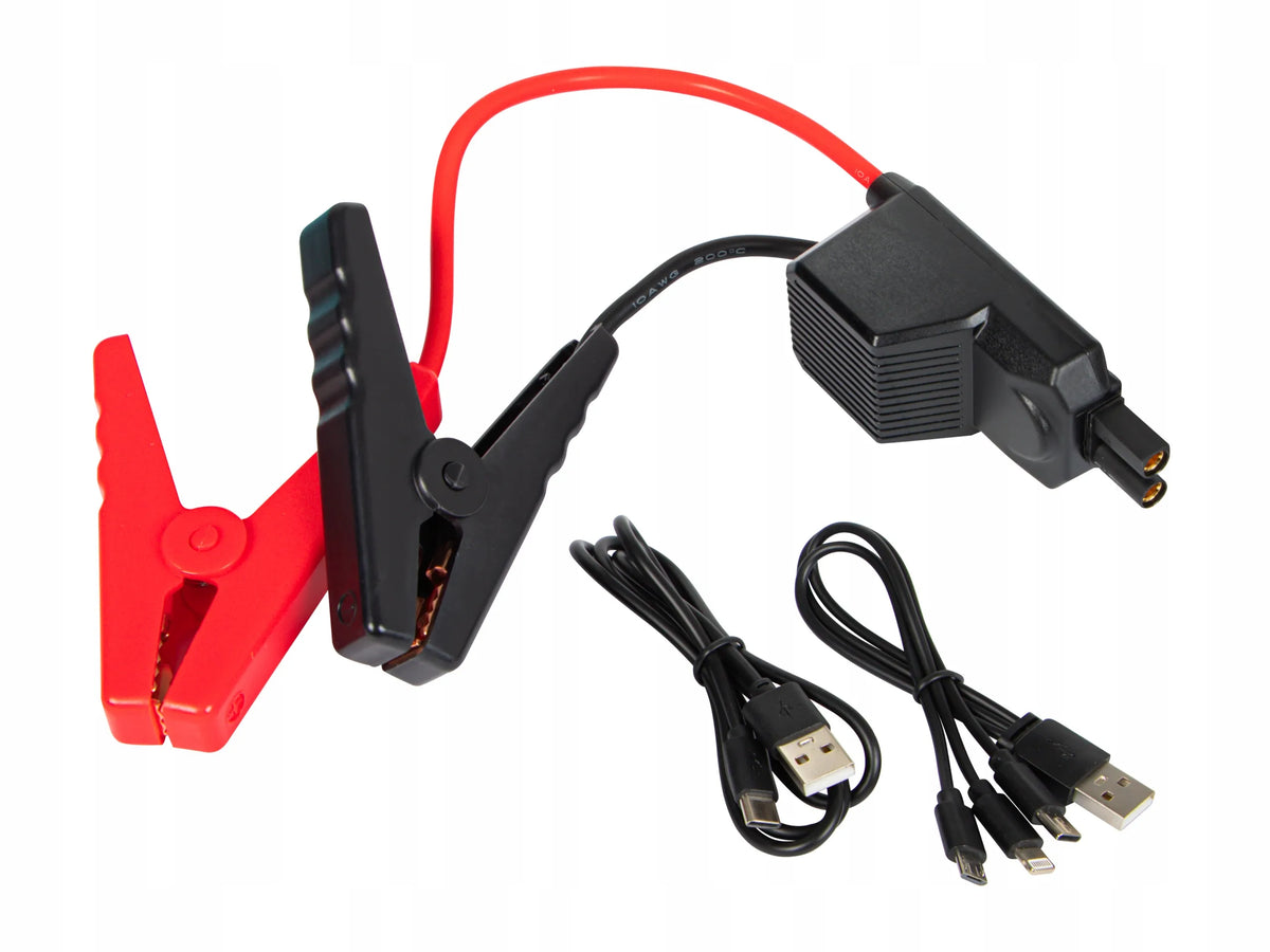 BLOW JS-24 paleidimo įrenginys 2000 A, išorinė baterija, LED žibintuvėlis, 12 000 mAh