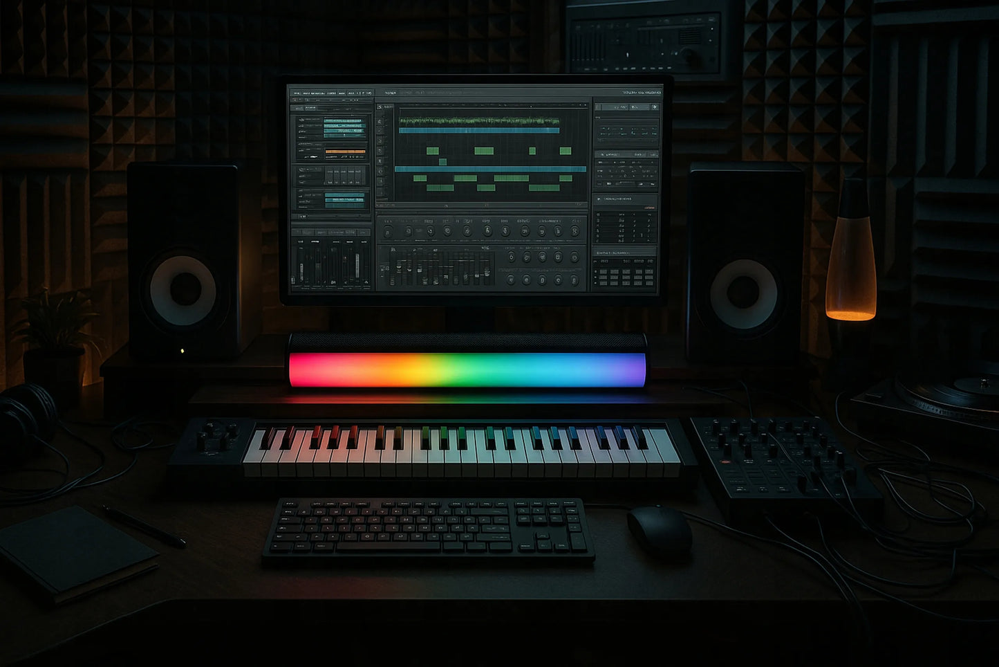 BLOW MS-33 žaidimų garso kolonėlė - RGB LED kompiuterio garso sistema, USB, 14W