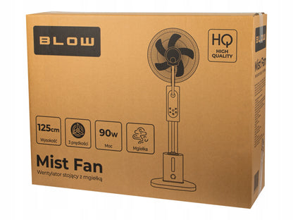 BLOW stovimas ventiliatorius 90W 16" su drėkintuvu ir rūko funkcija