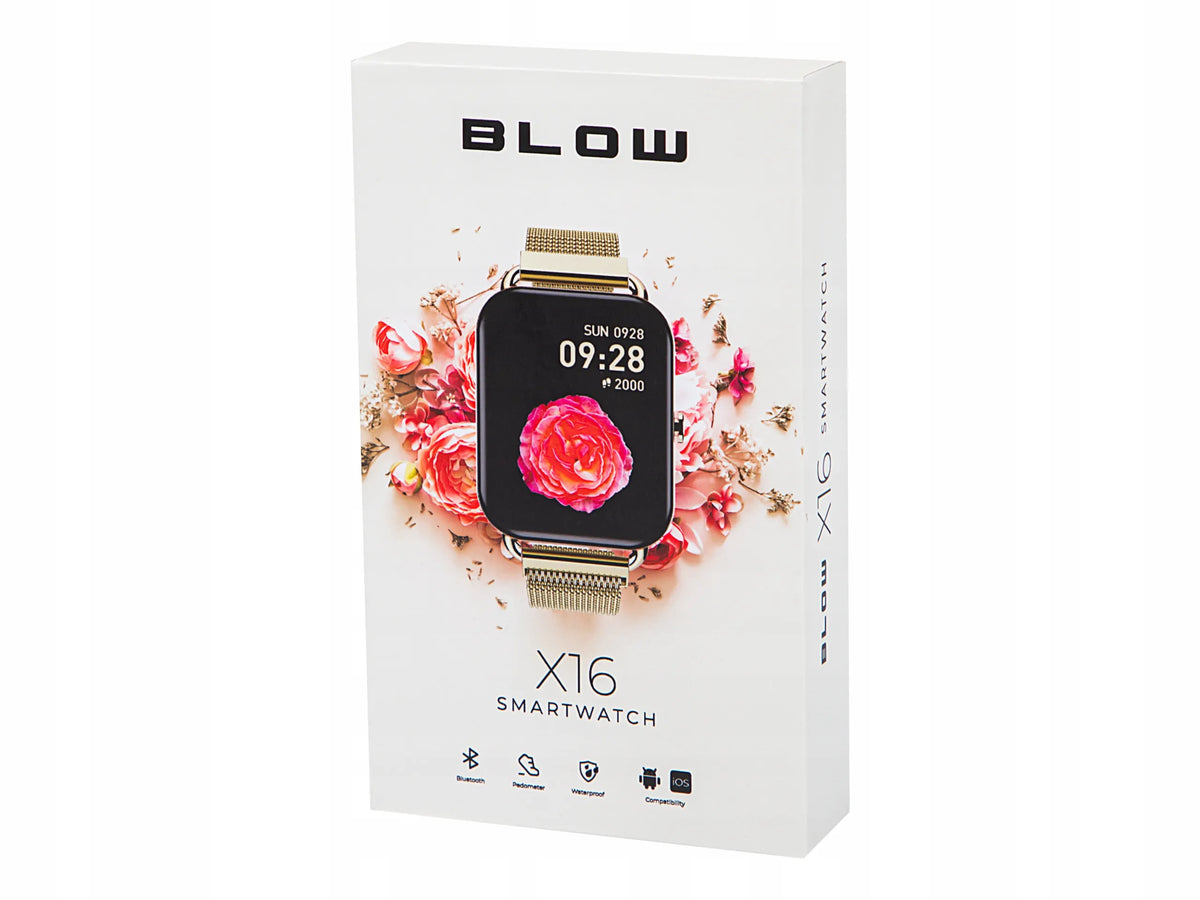 BLOW X16 moteriškas išmanusis laikrodis, atsparus vandeniui, su skambučių funkcija ir lietuvišku meniu