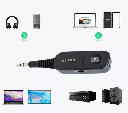 „Bluetooth 2-in-1“ siųstuvas ir imtuvas su 3,5 mm AUX jungtimi ir USB-C