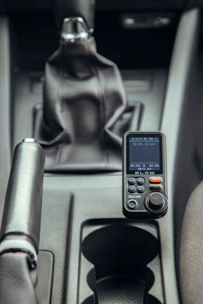 BLUETOOTH 5.0 FM siųstuvas, laisvų rankų įranga, QC3.0, SD, BASS, didelis LCD ekranas, 24V