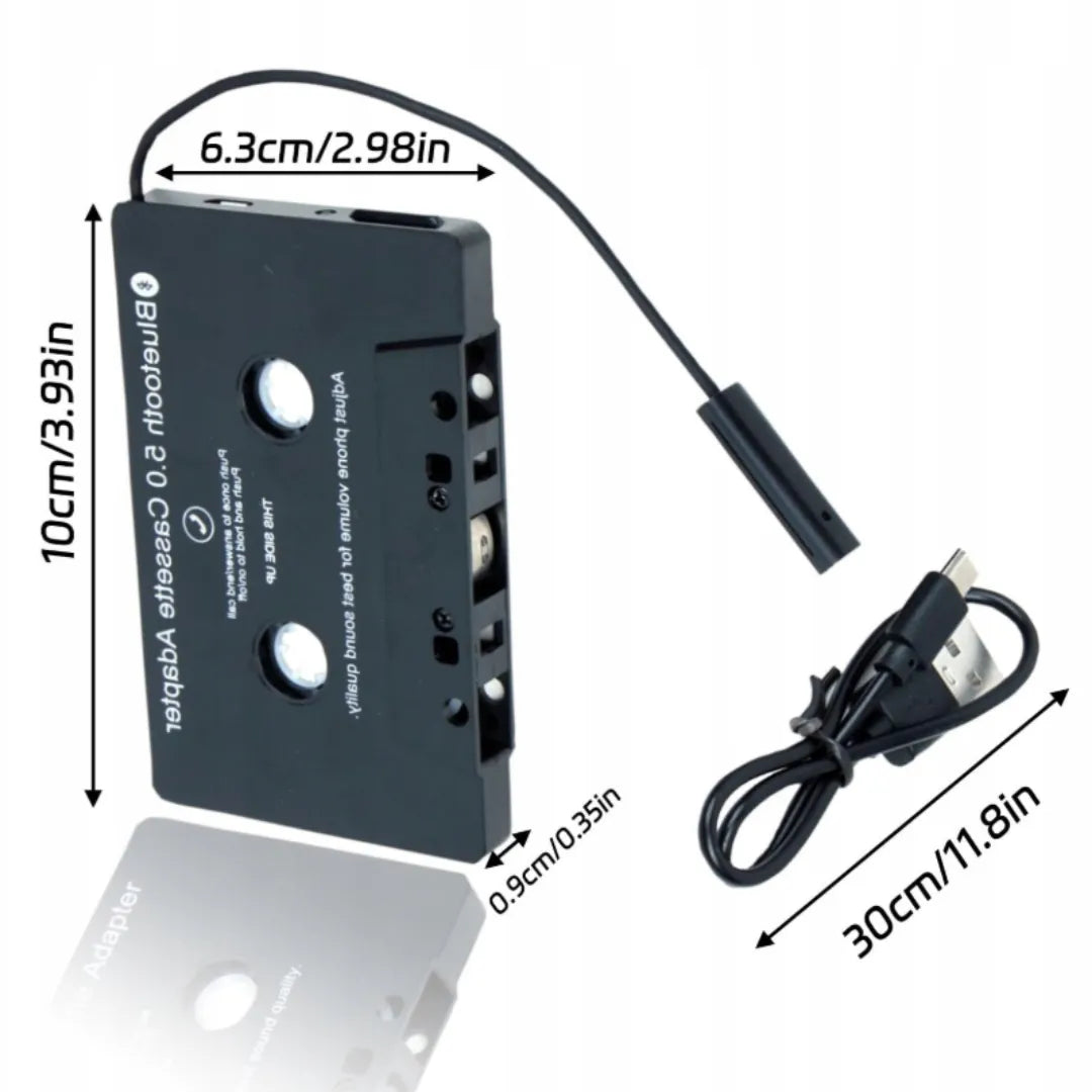 BLUETOOTH 5.0 kasetinis adapteris konverteris imtuvas