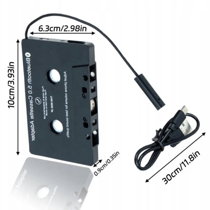 BLUETOOTH 5.0 kasetinis adapteris konverteris imtuvas