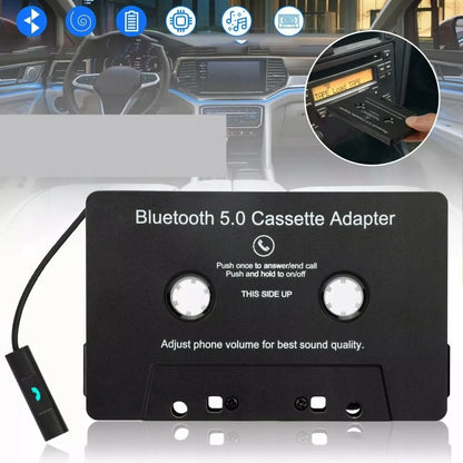 BLUETOOTH 5.0 kasetinis adapteris konverteris