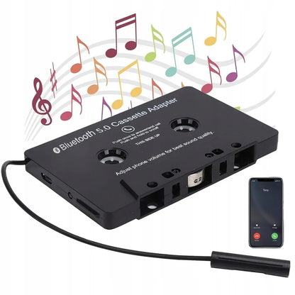 BLUETOOTH 5.0 kasetinis adapteris konverteris