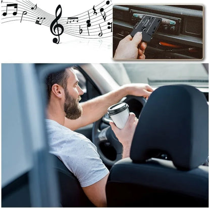 BLUETOOTH 5.0 kasetinis adapteris-konverteris