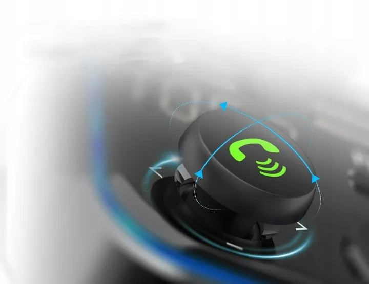 BLUETOOTH 5.1 FM siųstuvas, USB PD 20 W QC 3.0 įkroviklis, stiprus bosas, mikrofonas