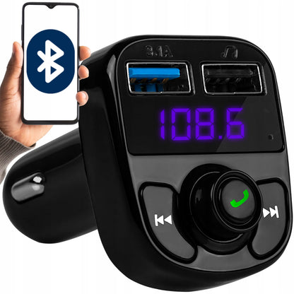 BLUETOOTH FM MP3 siųstuvas, įkroviklis, garso grotuvas, BT siųstuvas