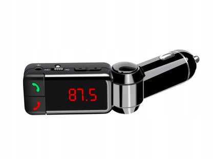 Bluetooth FM siųstuvas, 2x USB automobilinis įkroviklis, MP3 grotuvas