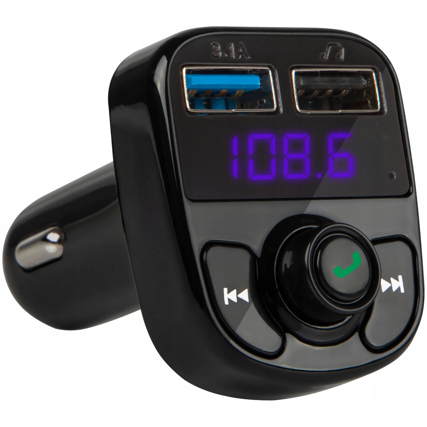 BLUETOOTH FM siųstuvas MP3 įkroviklis grotuvas BT audio adapteris
