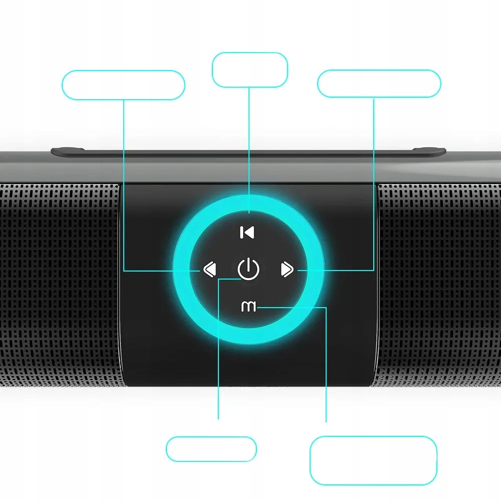 BLUETOOTH garso juosta garsiakalbis 5.0 USB HDMI televizoriui