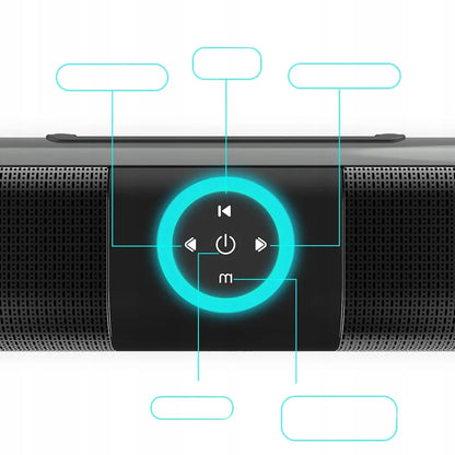 BLUETOOTH garso juosta garsiakalbis 5.0 USB HDMI televizoriui