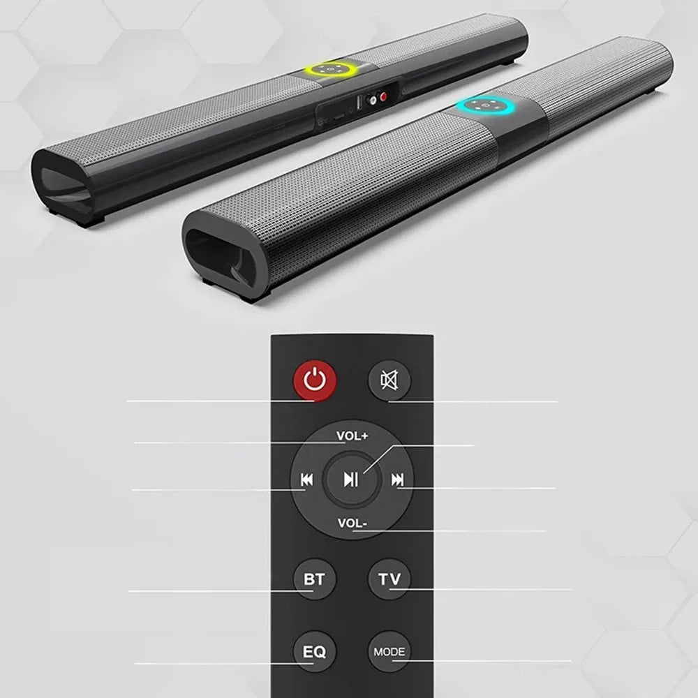 BLUETOOTH garso juosta garsiakalbis 5.0 USB HDMI televizoriui