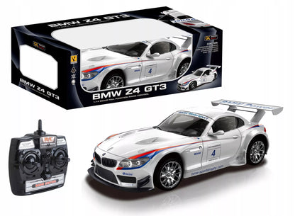 BMW Z4 1:14 baltas nuotoliniu būdu valdomas automobilis