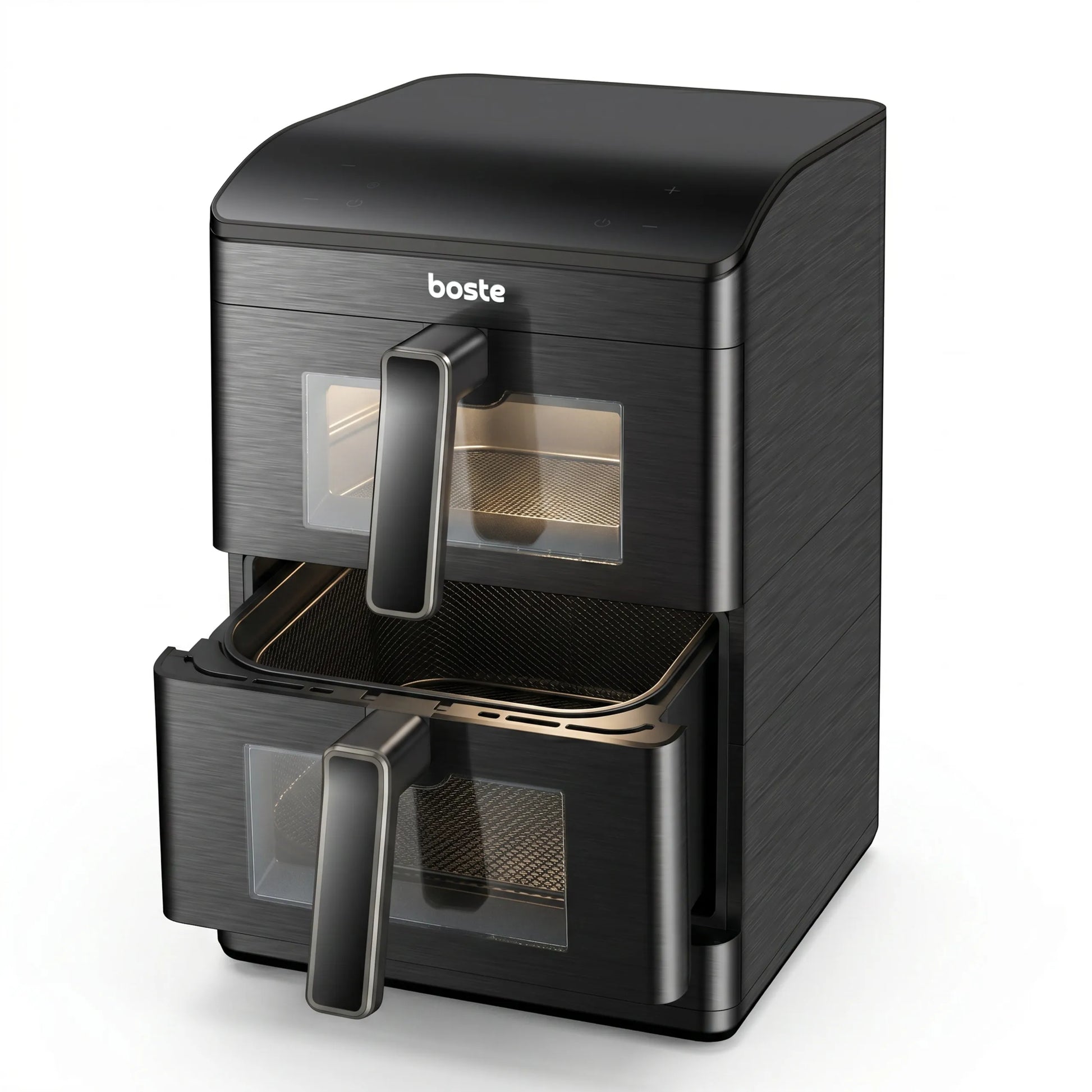Boste bežriebė gruzdintuvė Air Fryer 12L Dual Zone XXL 2 skyriai 3000W