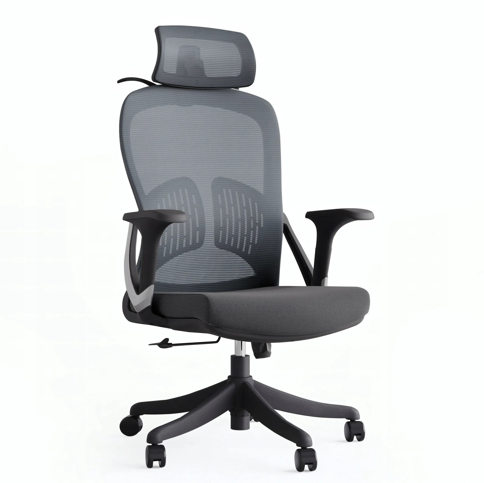 Boste ergonominė biuro kėdė su sukamu mechanizmu, patogi ir reguliuojama