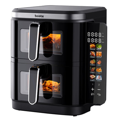 BOSTE oro gruzdintuvė AIRFRYER 11L 2800W galinga 10 programų didelė