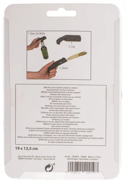 BOTTLE CAP GUN – šaudantis butelių atidarytuvas