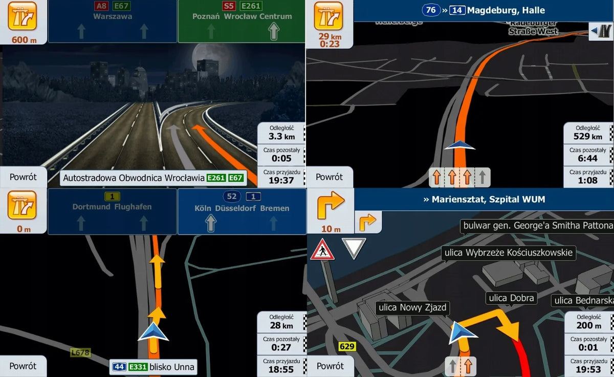 BRADERS „Truck“ GPS navigacija, 7 col., Europa, 2026 m. žemėlapiai, 16 GB, greita vietos paieška