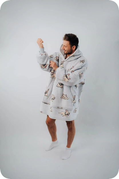 Bulldog – storalapis purusis šerpa oversize