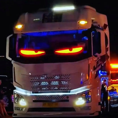 DIY automobilių lempa 120x595 mm Demon Eye LED žibintas