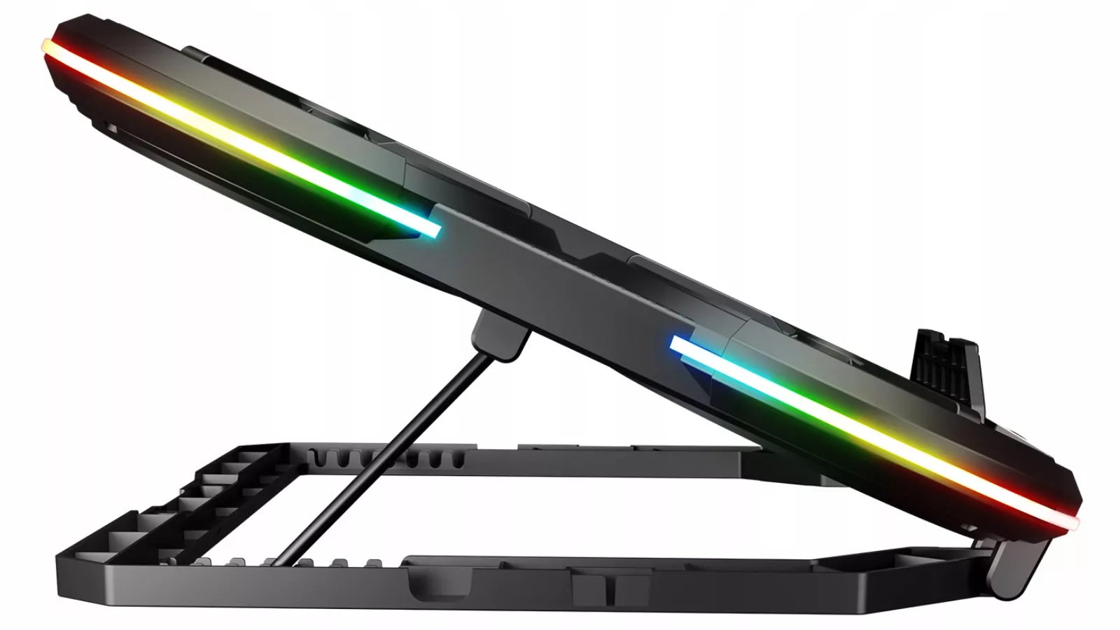 Žaidimų aušinimo stovas Rampage PROTE R6 – 10–17", RGB, reguliuojamas