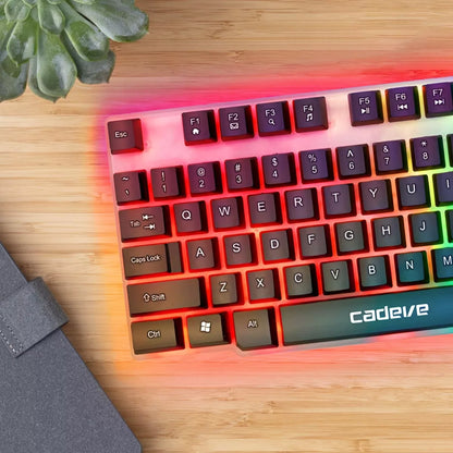 Žaidimų klaviatūra su LED pašvietimu žaidėjams, Membraninė, USB, NumLock