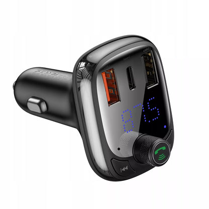 Automobilinis FM siųstuvas Bluetooth MP3 2 x USB