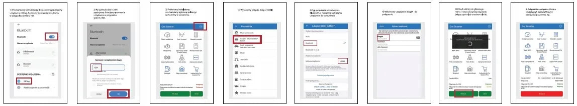 Diagnostikos sąsaja 24Diag V201 Bluetooth OBD-II Android Windows