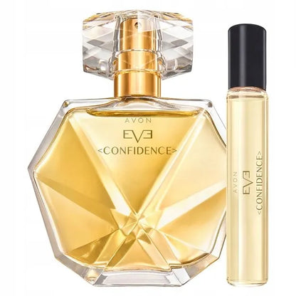 AVON Eve Confidence rinkinys 2in1 parfumuotas vanduo kvepalai + kvapusis purškiklis